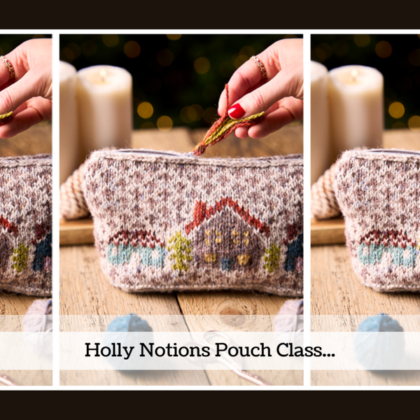 Holly Notions Bag Class   Saturdays 10:00- 12:00 PM    November 8, 15 & 22nd