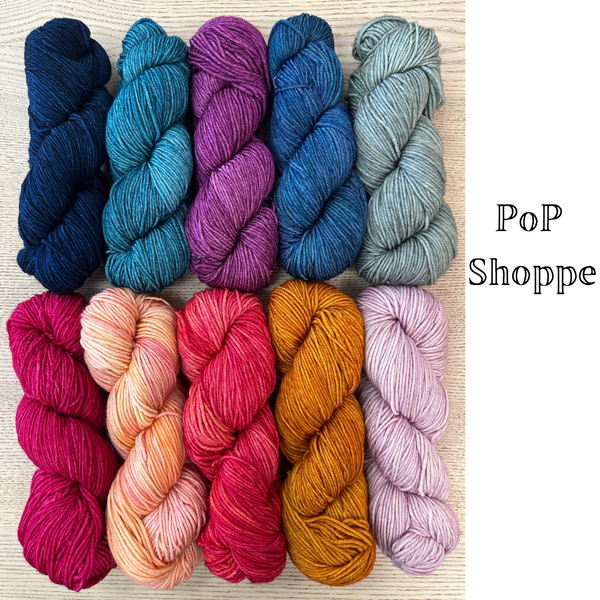 beWoolen 10 Color Rios Slip Stitch Blanket Kit - beWoolen
