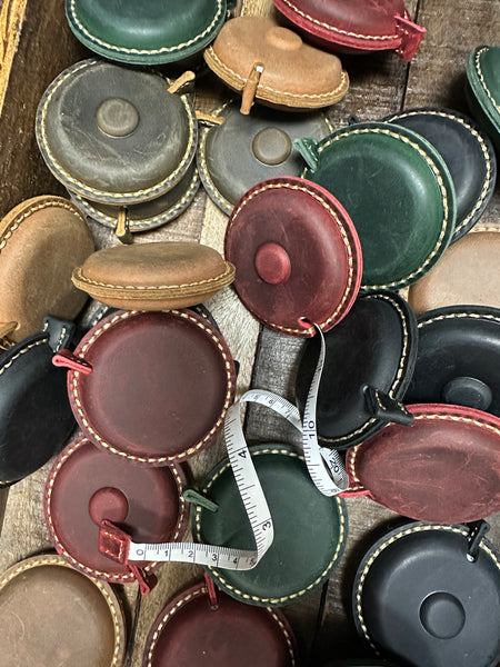 Vintage Genuine Leather Measuring Tapes