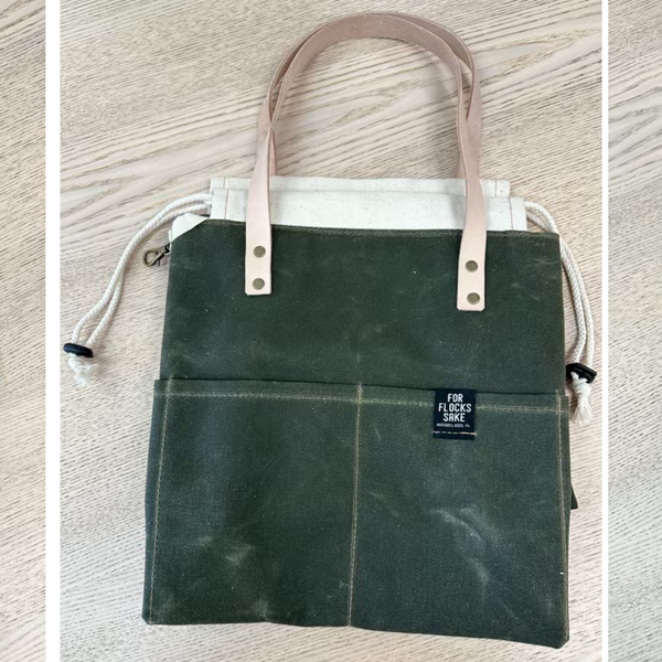 Mitchell Wool Co. Waxed Canvas Project Bags - PRE ORDER