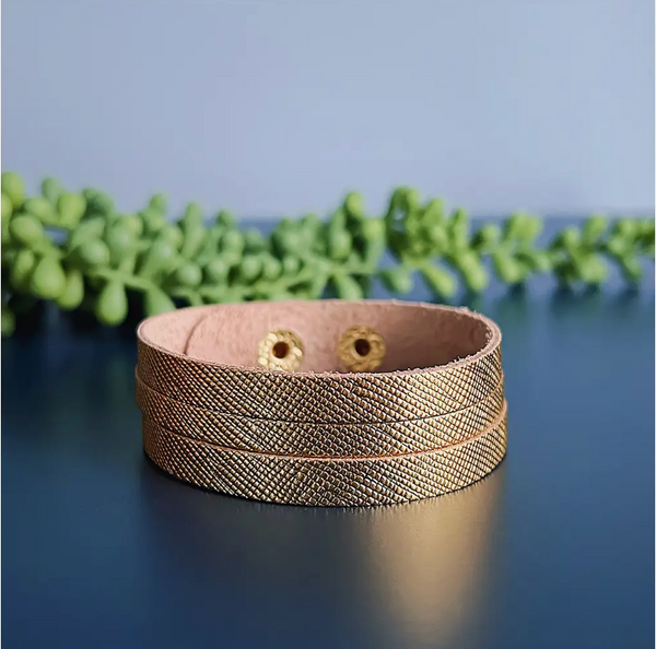 Leather Shawl Cuff