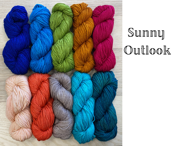 beWoolen 10 Color Rios Slip Stitch Blanket Kit - beWoolen