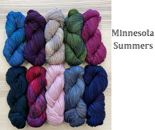 beWoolen 10 Color Rios Slip Stitch Blanket Kit - beWoolen