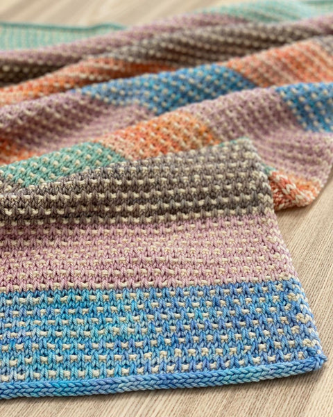 Slip Stitch Baby Blanket - beWoolen