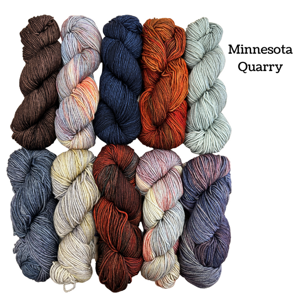 beWoolen 10 Color Rios Slip Stitch Blanket Kit - beWoolen