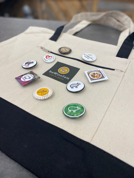 beWoolen Logo Canvas Tote - beWoolen