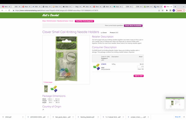 Notions: Stitch Management, Pattern keepers, Stitch Markers, Highlighter Tape, Stitch Holders, Point Protectors - beWoolen