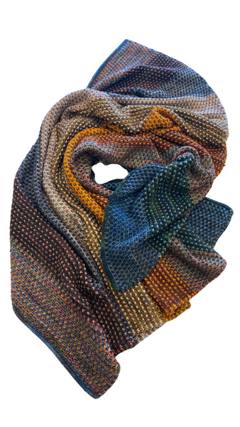 beWoolen 10 Color Rios Slip Stitch Blanket Kit - beWoolen