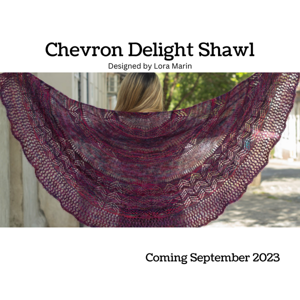 Chevron Delight Shawl Kits -Malabrigo KAL