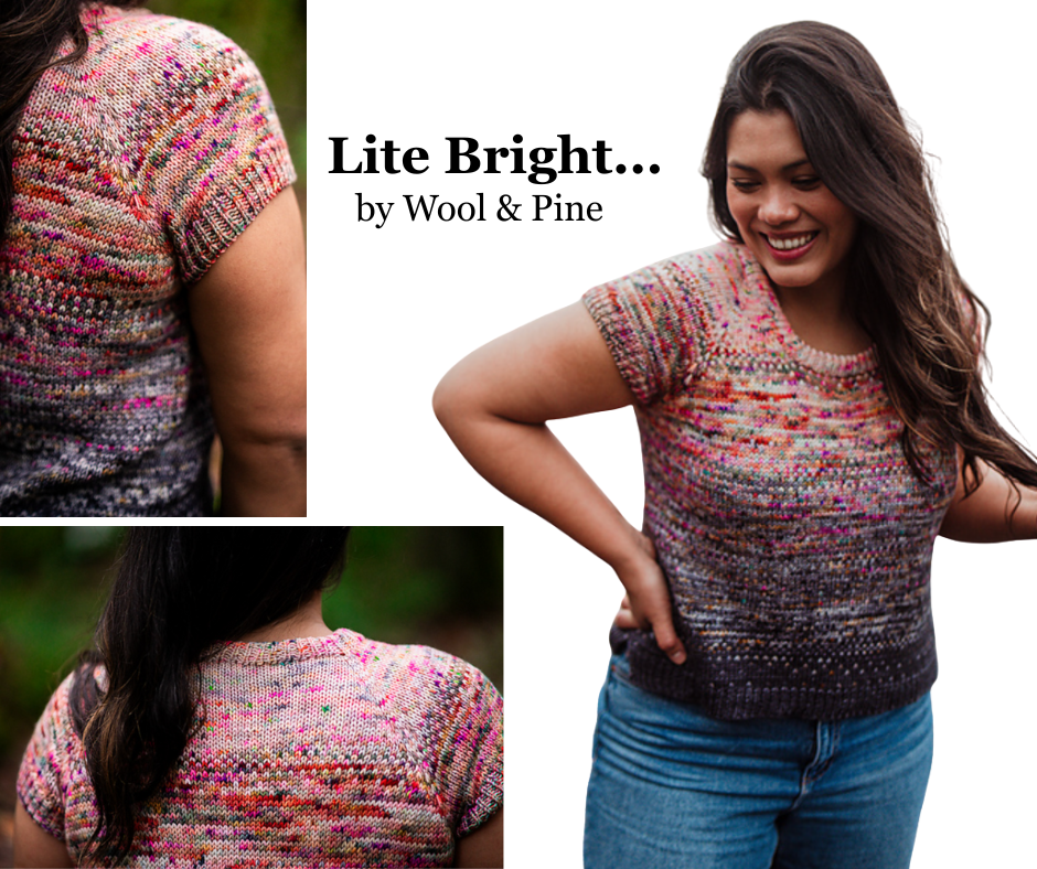 Lite Bright Knit-Along with Angel & Michelle   Thursdays 6:00 - 8:00 PM   July 24, Aug 7, 21, Sept 4