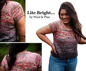 Lite Bright Knit-Along with Angel & Michelle   Thursdays 6:00 - 8:00 PM   July 24, Aug 7, 21, Sept 4