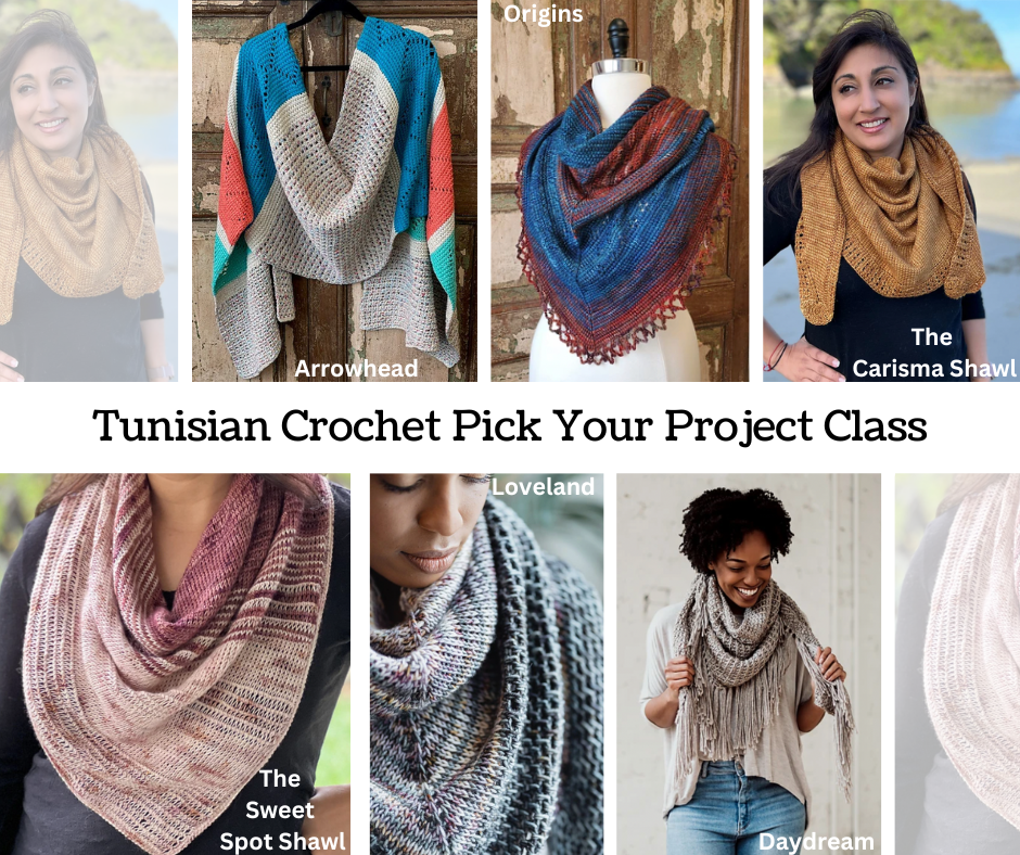 Learn to Tunisian Crochet Your Next Project - starts October 16