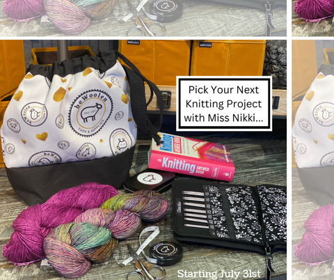 Pick Your Next Knitting Project With Miss Nikki starting October 16