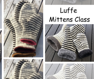 Luffe Mittens Class - Sundays     October 27, November 3 & 10th   11:30-1:30 PM