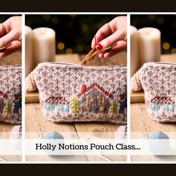 Holly Notions Bag Class   Mondays 10:30- 12:30 PM    October 28, November 4 & 18th