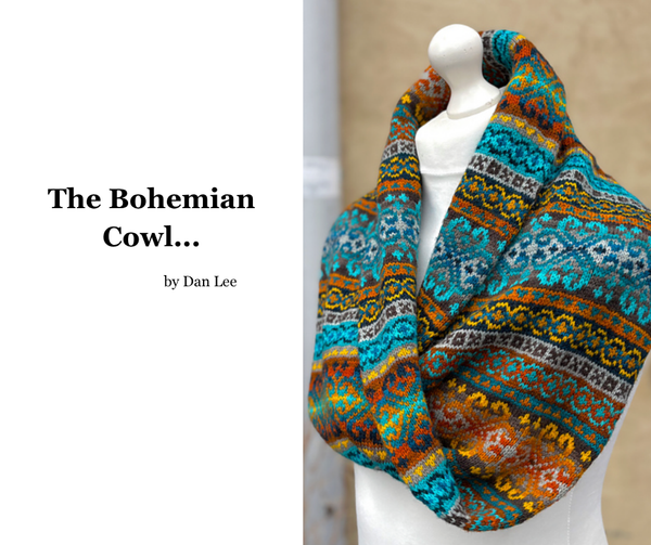 Bohemian Cowl Knit-along   Sundays 11:30 - 1:30 PM   May 17, 31, June 14 & 28th - beWoolen