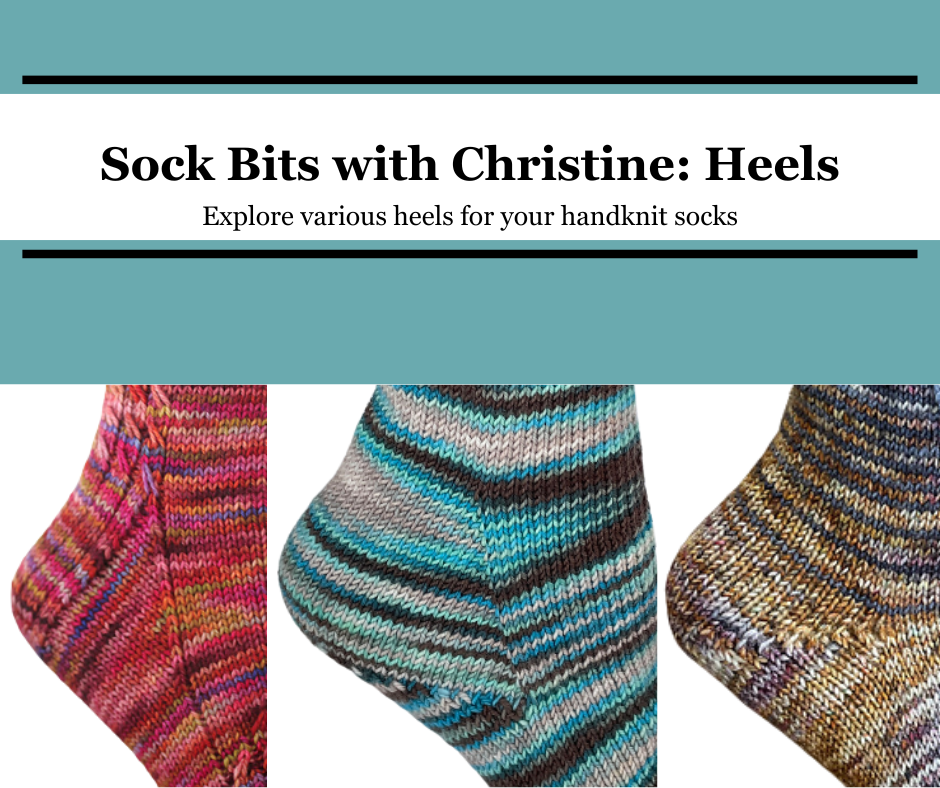 Sock Bits with Christine: Heels   Wednesdays     6:00 - 8:00 PM     Oct 1, Oct 8, Oct 22 & Oct 29th