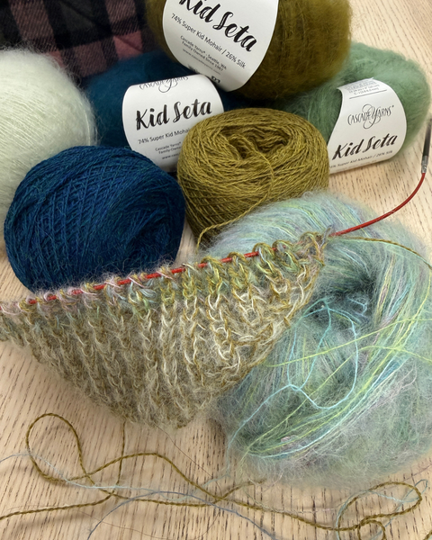 Fluffy Scarf Yarn Kits - beWoolen