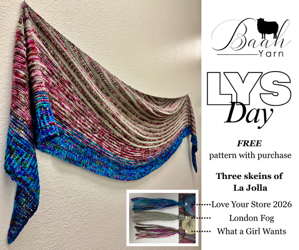 LYS Day 2026 Shawl Kit - beWoolen