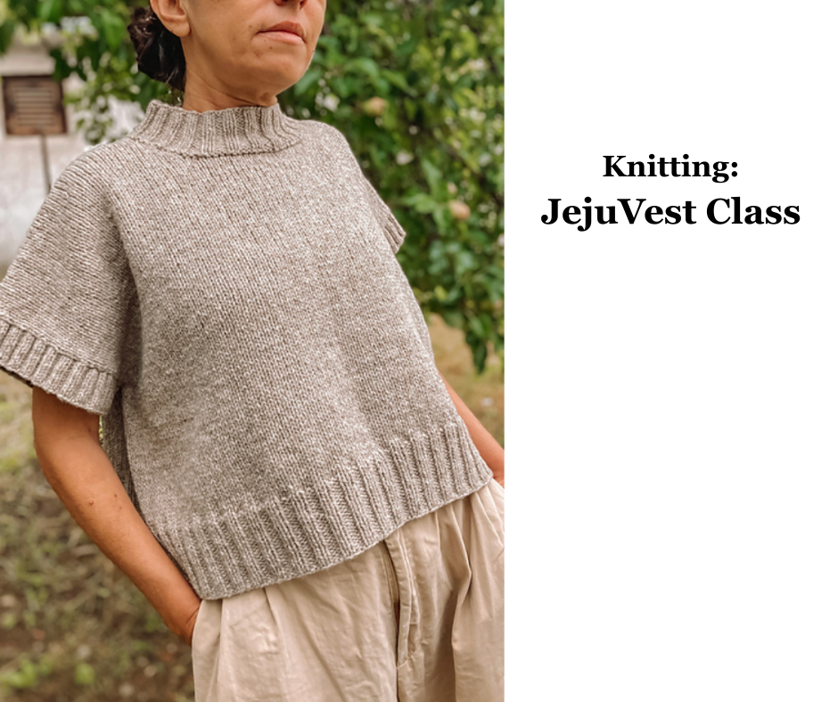 Knitting: JejuVest Class Sundays. 11:30 - 1:30 PM March 22, 29, April ...