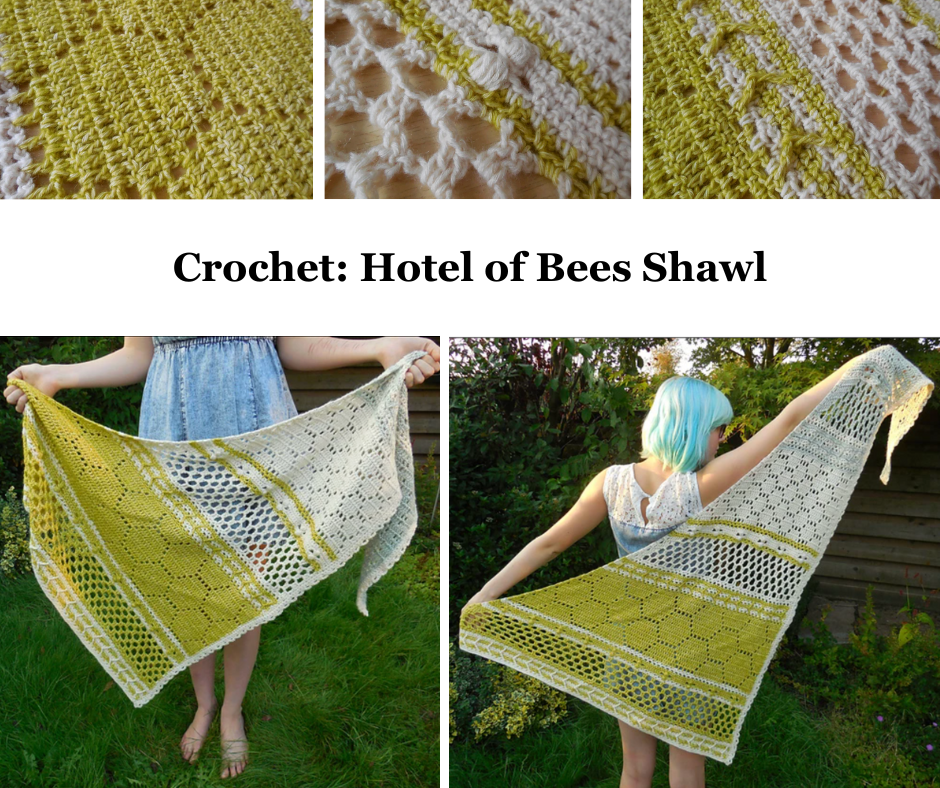 Crochet: Hotel of Bee's Shawl    Sundays, January 4, 11, 25 & February 1st        2 - 4 PM