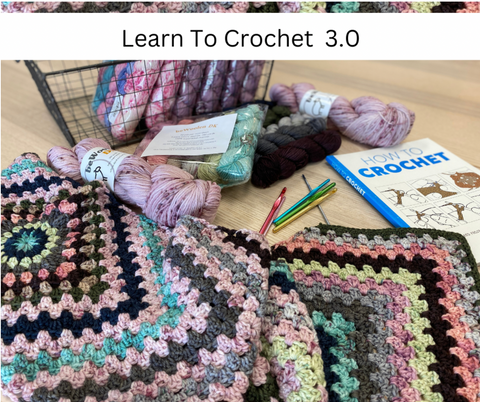 Learn To Crochet 3.0  Mondays  April 29, May 6 & 20th  6-8 pm
