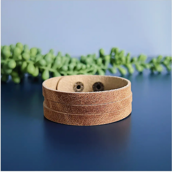 Leather Shawl Cuff