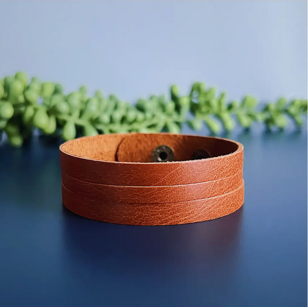 Leather Shawl Cuff