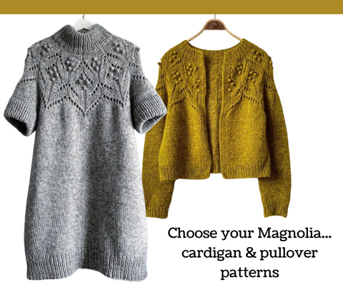 Magnolia Sweater Class   Thursdays, Nov 9, 16, 30, Dec 7  6-8pm