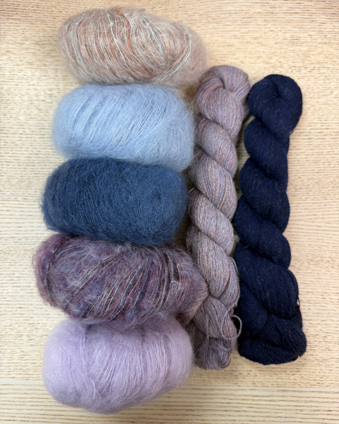 Fluffy Scarf Yarn Kits - beWoolen