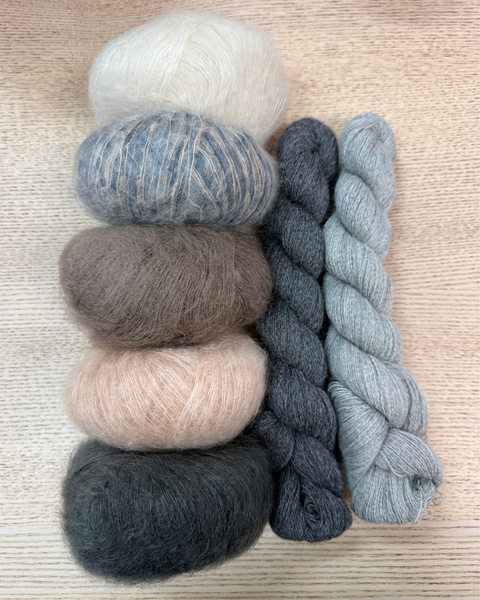 Fluffy Scarf Yarn Kits - beWoolen