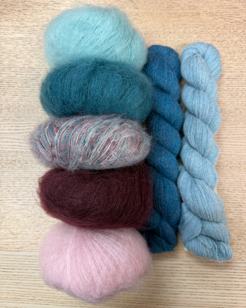 Fluffy Scarf Yarn Kits - beWoolen