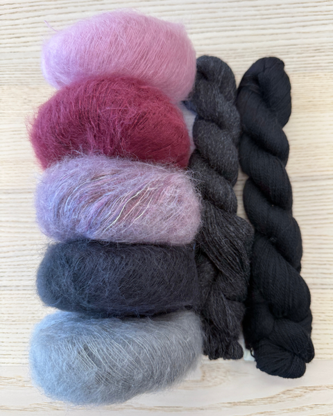 Fluffy Scarf Yarn Kits - beWoolen