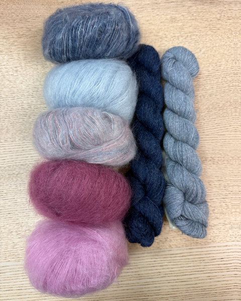 Fluffy Scarf Yarn Kits - beWoolen