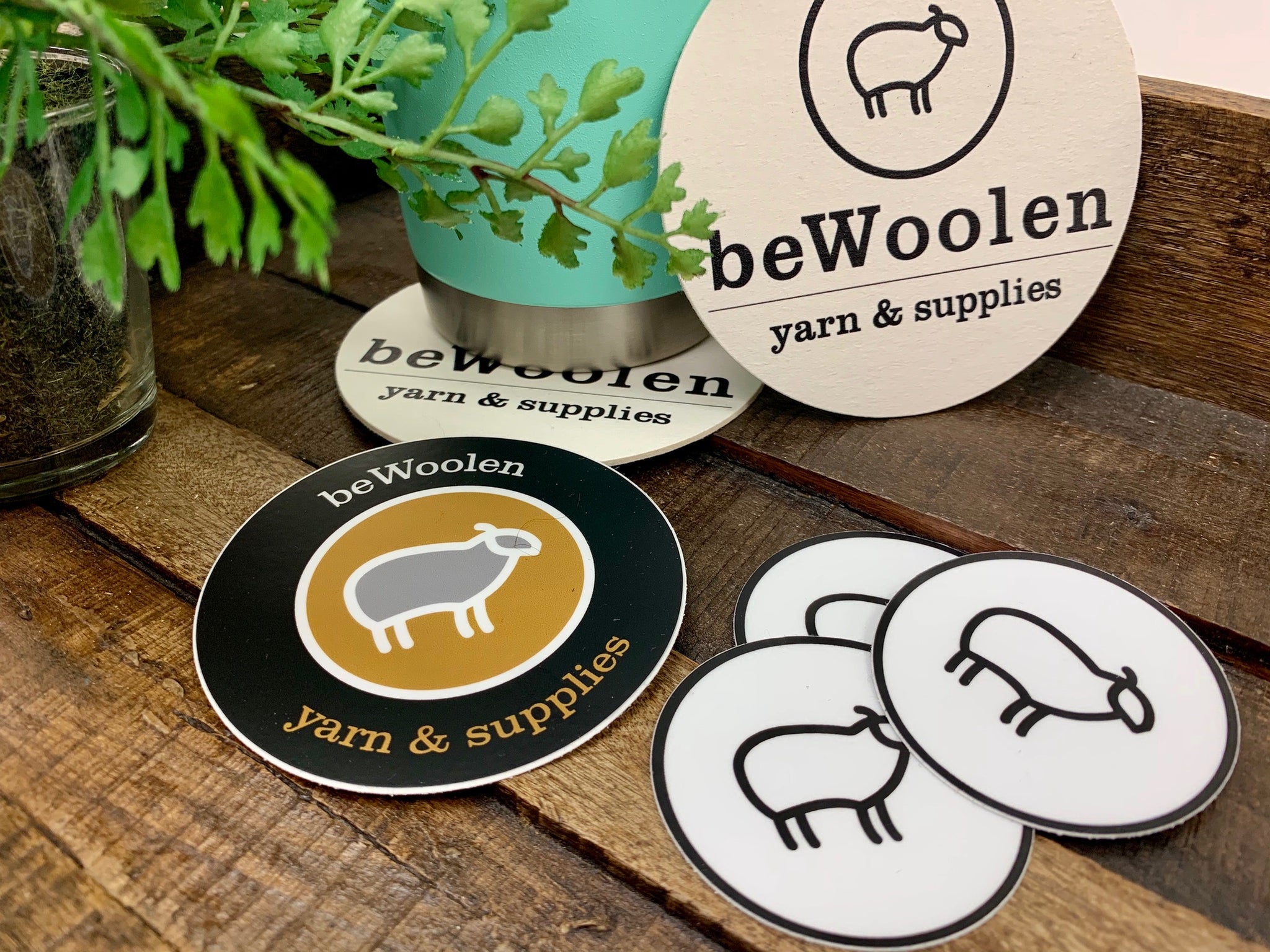 beWoolen Stickers & Coasters - beWoolen