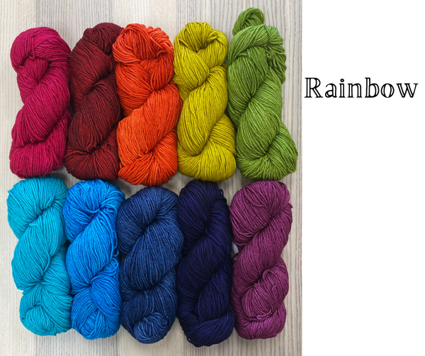 beWoolen 10 Color Rios Slip Stitch Blanket Kit - beWoolen